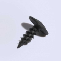 Phillips wafer head sheet metal screw black