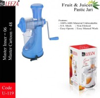 ABS Juicer Stainless Plastic Jari