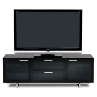 Triple Wide Enclosed Cabinet - 8937 AVION NOIR Series for Home Theater Setup