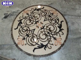 Round Entryway Tile Medallions