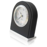 Faux Leather Cover Creative Alarm Clock