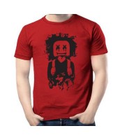 Red Single Nit Cotton Short Sleeve T-Shirt For Men.