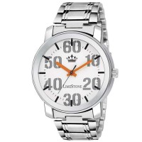 Silver Alloy Quartz Analog Watch - LIMESTONE LS2711