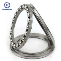 Thrust Ball Bearing 51202 Silver Chrome Steel GC 15x32x12mm