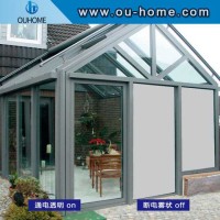 Electronically controlled atomized glass film household bathroom parti