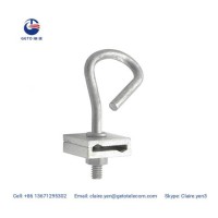 Fiber optic cable hook for FTTH pole hook