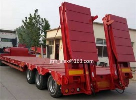 3 axles 4 axles 40T 60T 80T 100T 120T low boy low bed semitrailer