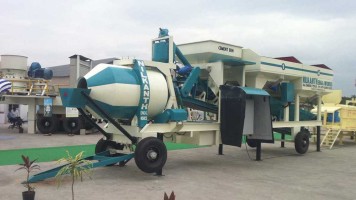 Mobile Concrete Batching Plant - Drum Mixer