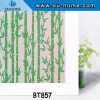 BT857 Decorative frosted glass window film home stained glass vinyl fi