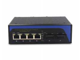 100M 2 Fiber Ports 4 Electric Ports Industrial-grade Ethernet Switch