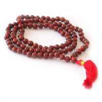 Rose Wood Mala Beads - Enhance Your Aura with Mystical Style