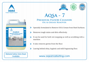Premium Floor Cleaner Oil & Grease Remover (AQSA-7)
