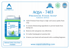 Premium Foam Soap Green Apple (AQSA – 7403) - High-Quality Luxury Hand Cleanser
