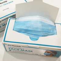 Disposable Medical 3 Ply Antibacterial Non Woven face mask