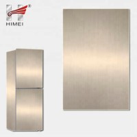 Golden coated stainless steel for refrigerator