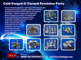 Cold forged screws and shafts made in Taiwan