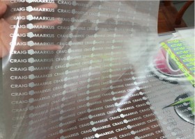 Printable heat transfer film for ready to press heat transfer labels