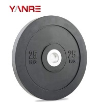 Premium Gym Fitness Accessories - Black Rubber Weight Lifting Gear