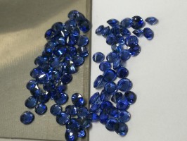 2mm Loose Natural Royal Blue Sapphire