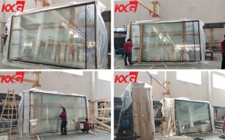 Jumbo size extra clear double glazed insulated glass for vilad window