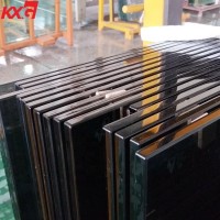 Kunxing glass factory produce safety 8mm dark gray tempered glass