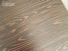 china decoration 304 etched stainless steel copper sheet
