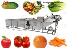 Efficient Commercial Fruit and Vegetable Washing Machine