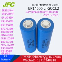 ER14505H  3.6V  2700mAh  AA  battery