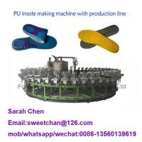 PU Sport Insole Foaming Rotary Machine for Polyurethane Shoe Production