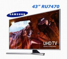 Samsung 43″ 43RU7470 Premium 4K LED Smart TV Series 7 (Black)