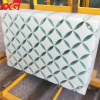 China silk screen printing ceramic frit color painted tempered glass