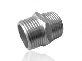 Stainless Steel Hexagon Nipples - Adapters for Piping Needs