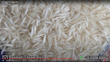 Premium 1121 Basmati Steam Rice: Quality Rice from India
