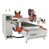Precision CNC Router with Oscillating Knife for Efficient Woodworking