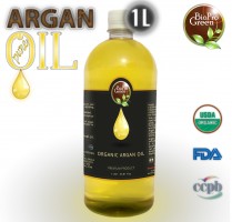 Deodorized argan oil for hair treatment