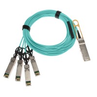 UPON's  40G QSFP+ to 4x10G SFP+ Breakout  Active Optical Cable