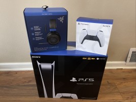 Sony PS5 Digital Edition Bundle: Controller & Wireless Accessories