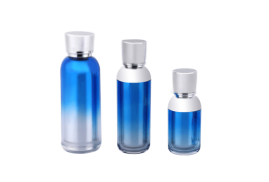 Crystal Blue Lotion Bottles: Premium Quality Personal Care Packaging