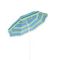 Beach Umbrella with 120g Polyester Colorful Stripe