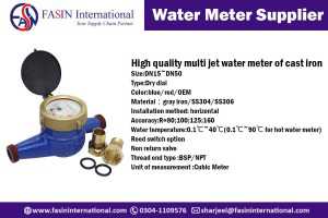 Multi Jet and Single Jet Water Meter Supplier