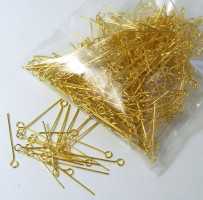 Eye Pins  Gold Craft Makeing