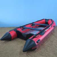 Red color inflatable boat, sport boat, PVC boat