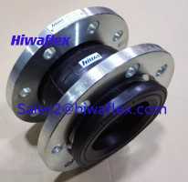 Single sphere rubber expansion joint