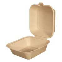 Disposable Foam Hinged Lid Food Container Packaging