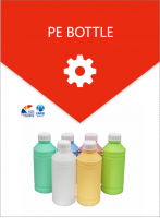 2.5 Liters of White Plastic Bottles