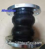 Twin sphere rubber expansion joint