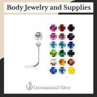 Sterling Silver Nose Studs - Wholesale Body Jewelry Supply