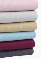 100% polyester IFR linen-look 300CM dimout curtain fabric