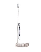 Fall Protection Safety Lifeline Rope HT-614 - Heavy Duty Vertical Rope with Steel Snap Hook