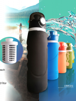Travel folding portable camping water bottle
